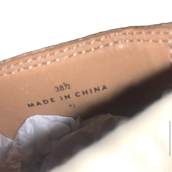 NWOT Joie Cabery Western Block Heel Slip-On Mule Loafer Slides size 8.5 - Picture 12 of 15